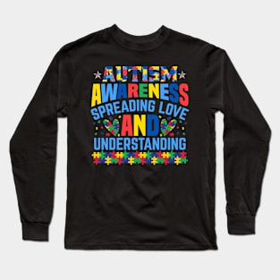 Autism Awareness Gift for Birthday, Mother's Day, Thanksgiving, Christmas Long Sleeve T-Shirt